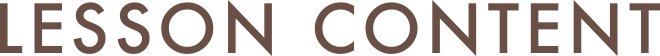 LESSON CONTENT